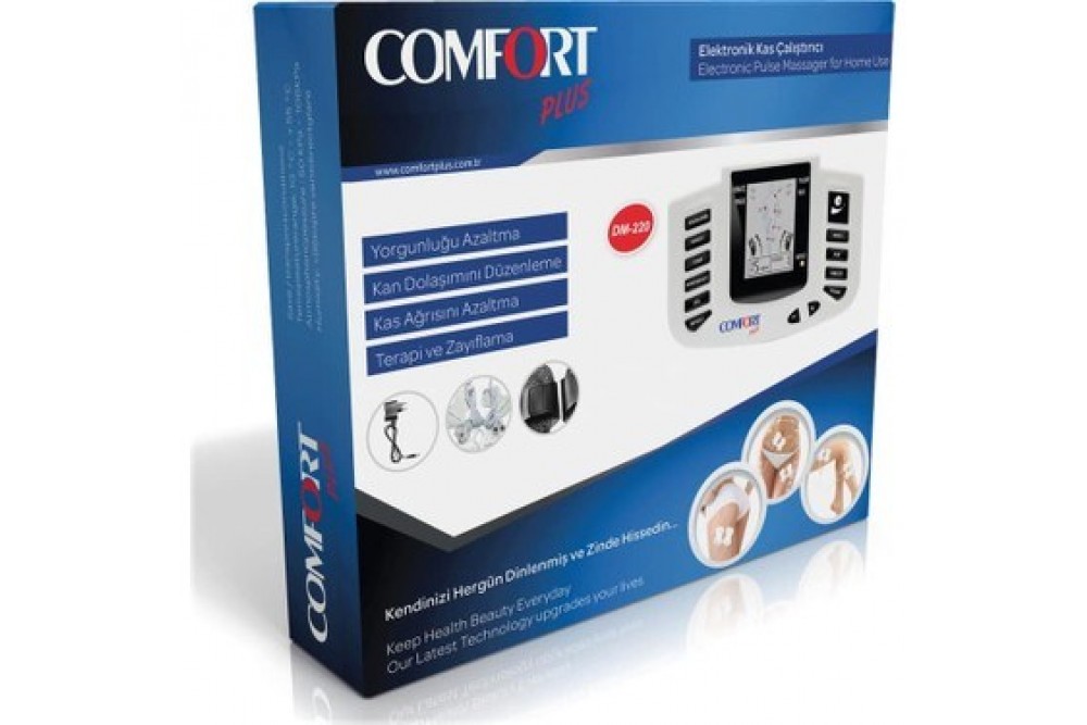 Comfort Plus DM-2100 Terlikli Elektronik Kas Çalıştırıcı Tens Terapi Cihazı