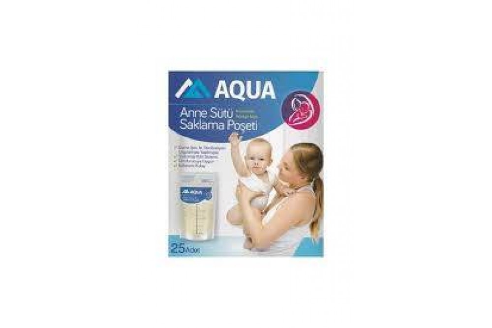 Aqua Anne Sütü Saklama Poşeti 20 Adet 1×20