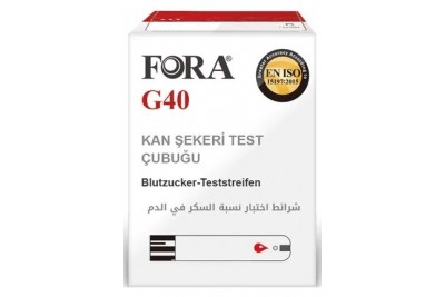 FORA G40 Şeker Test Çubuğu FORA G40 Şeker Test Çubuğu