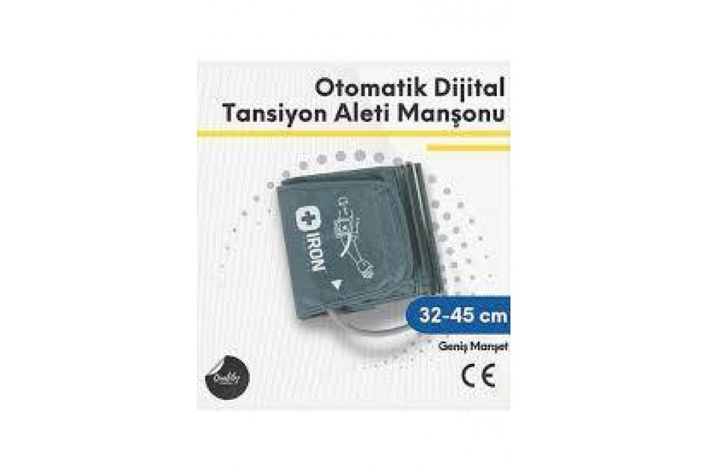 Iron TÜM DİJİTAL TANSİYON ALETLERİ İLE UYUMLU MANŞON 32-45CM 